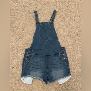 Hudson Jeans Girls Denim Overalls